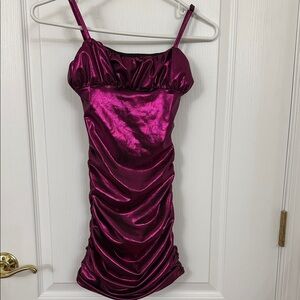 Shimmering Pink Mini Dress Cheryl Creations